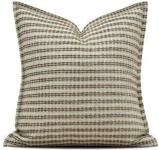 Brown Striped Cushion, SKU YM-BGJH2604206