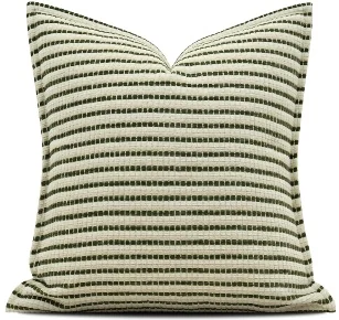 Olive Striped Cushion, SKU YM-BGJH2604208