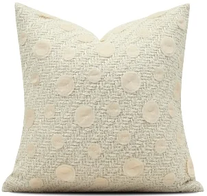 Ivory Raised Dot Cushion, SKU YM-BGJH2604211