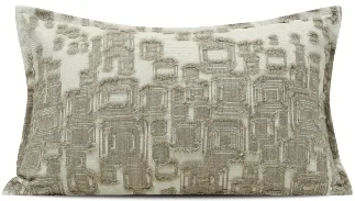 Taupe Geometric Lumbar Cushion, SKU YM-BGJH2604222
