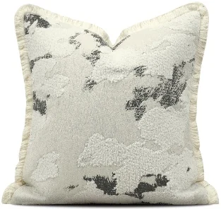 Ivory Abstract Cloud Cushion, SKU YM-BGJH2604227