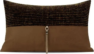 Contrast Panel Lumbar Cushion, SKU YM-BGJH2604260